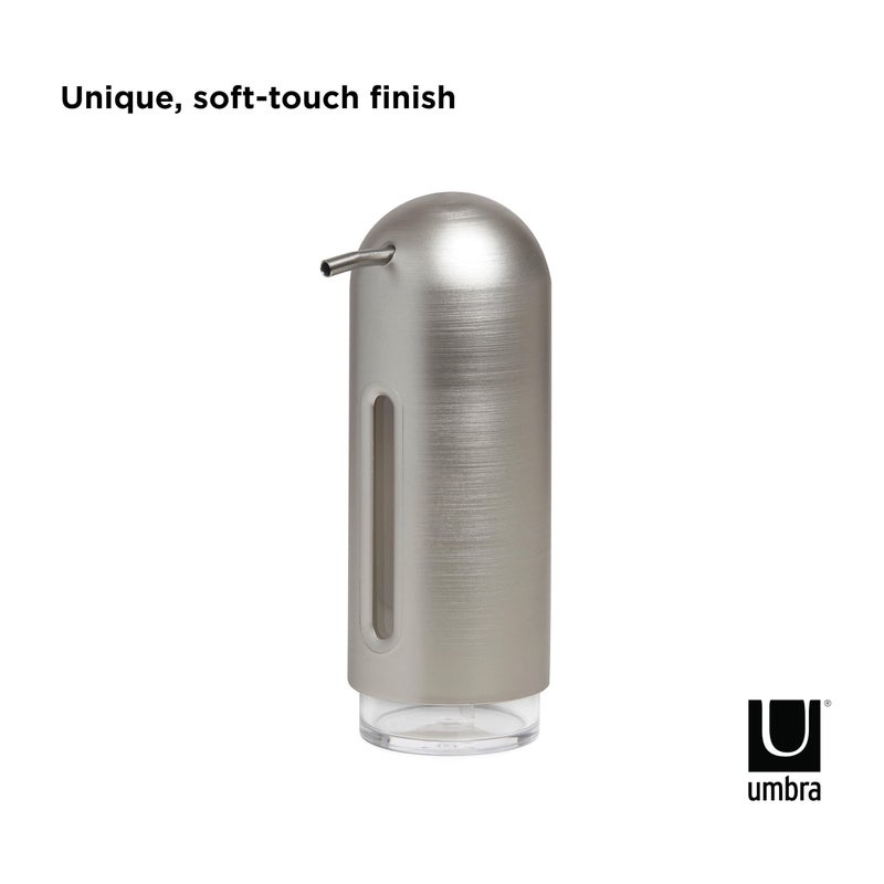 Umbra Penguin Soap Pump, Kitchen Soap Dispenser, Nickel,12 oz (355 ml) - Image 5